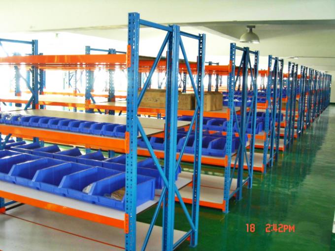 Medium Duty lebar Span Racking, Long Span Shelf Dengan Balok Langkah