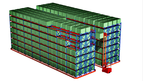 Racking resistente selettivo del pallet con il rivestimento della pittura della mano della polvere