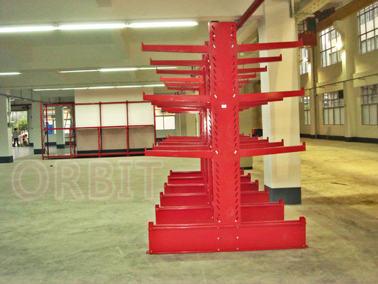 Μακριά αγαθά που χειρίζονται Cantilever να τοποθετήσει σε ράφι για την ξυλεία, σωλήνας, αποθήκευση σωλήνων