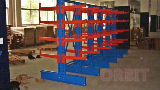 Μακριά αγαθά που χειρίζονται Cantilever να τοποθετήσει σε ράφι για την ξυλεία, σωλήνας, αποθήκευση σωλήνων