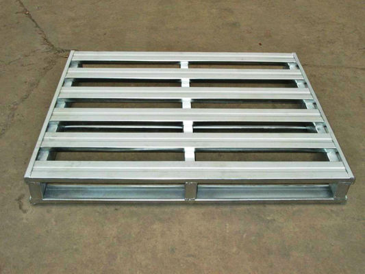 Het dubbel zag de Gegalvaniseerde Pallets van het Metaalstaal voor Industrieel Pakket onder ogen