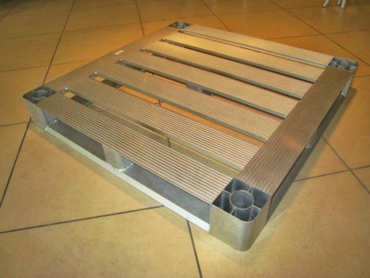 Plataforma de aluminio inferior abierta del peso ligero de 2 maneras para las industrias agrícolas