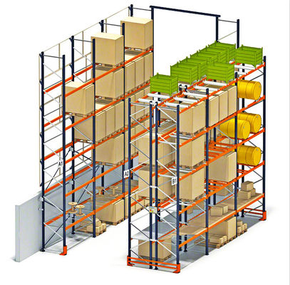 Hauts supports de stockage de palette de cube, rayonnage de niveau multi de support de palette