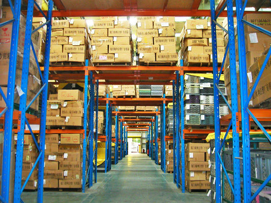 Penyimpanan Pusat Adaptable Selective Pallet Rack Dengan Powder Coat Cat Finish