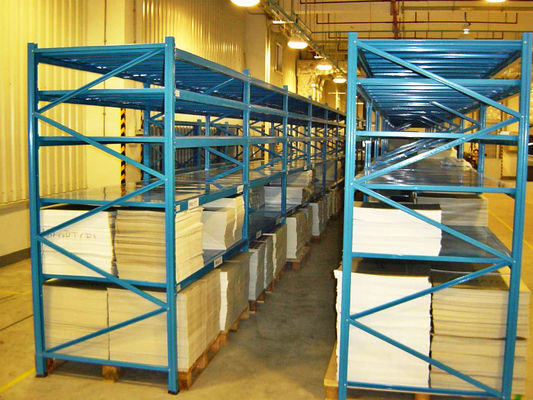 Ντυμένο σκόνη να τοποθετήσει σε ράφι Ultima Longspan, ανθεκτικά ράφια αποθήκευσης μετάλλων
