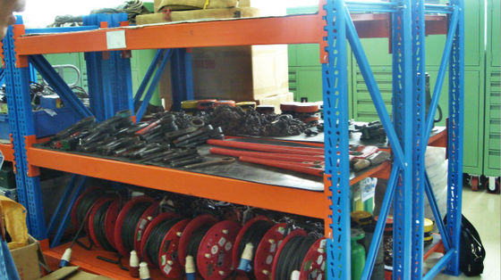 Ντυμένο σκόνη να τοποθετήσει σε ράφι Ultima Longspan, ανθεκτικά ράφια αποθήκευσης μετάλλων