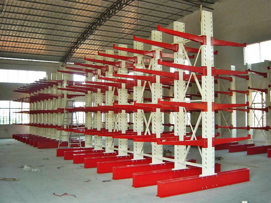 Blaues/orange freitragendes Racking-System mit kaltwalzendem Stahl