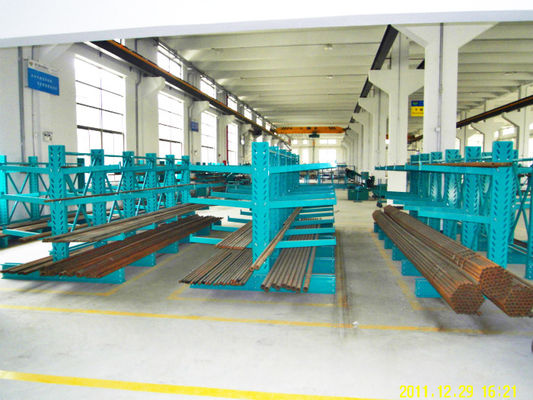Blaues/orange freitragendes Racking-System mit kaltwalzendem Stahl