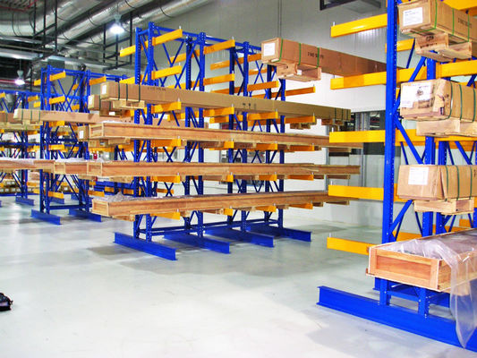 Hammadde Depolama için Çift Taraflı Endüstriyel Konsol Raf Sistemi