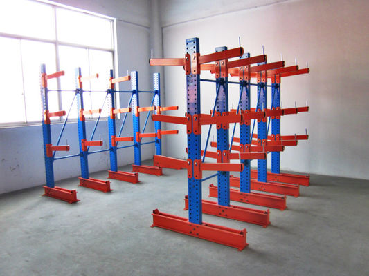 Hammadde Depolama için Çift Taraflı Endüstriyel Konsol Raf Sistemi