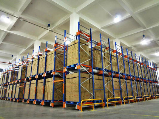 찬 방 저장/식품 산업을 위한 깔판 선반에 있는 조정가능한 다 수평 드라이브