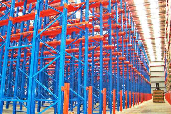 Doppelter Eintritts-Antrieb im Palettenregal für Paletten-Speicher mit hoher Dichte