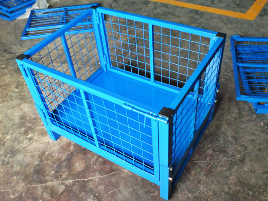 Galvanis Kandang / Powder Coating Logam Pallet Untuk Bagian Kecil Storage