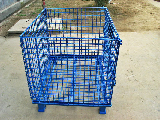 Galvanis Kandang / Powder Coating Logam Pallet Untuk Bagian Kecil Storage