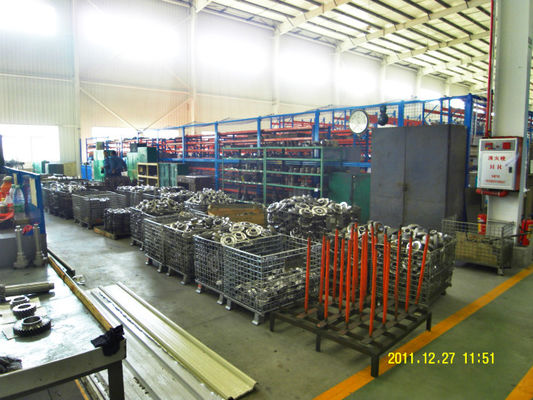 Jaulas de acero plegables de la plataforma del equipo apilable del tránsito con en forma de "U"