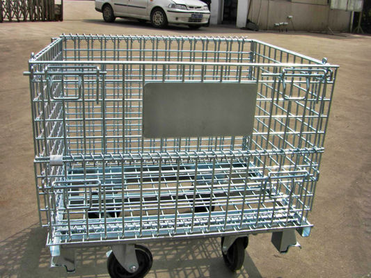 Zinchi la gabbia rigida della rete metallica di rotolamento di rivestimento con i freni a pedale/macchine per colata continua