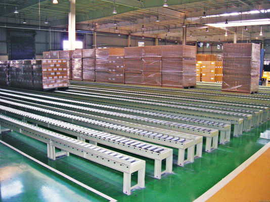 Pulver-Beschichtungs-Paletten-Förderer-Systeme, Schwerkraft-Rollen-Bahn-Förderer