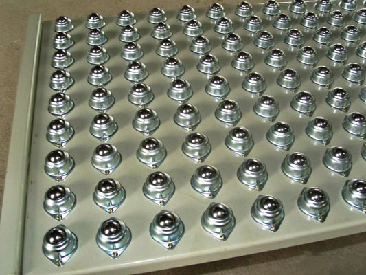 Transporte de rolo da gravidade do transporte, cinza padrão/transporte de rolo pálete do zinco