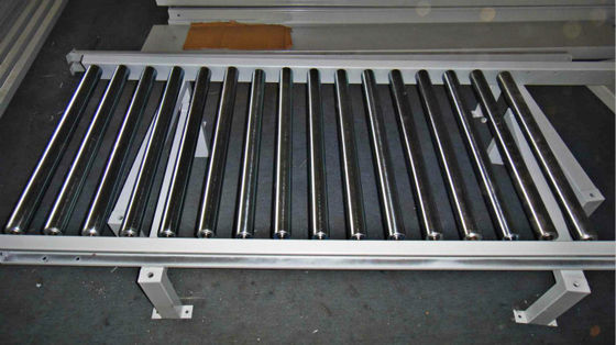 냉각 압연 강철을 가진 주문 롤러 컨베이어 체계, 표준 회색