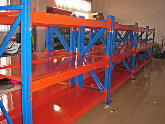 Racking longo alaranjado azul padrão do período do trabalho manual para o equipamento/ferramentas