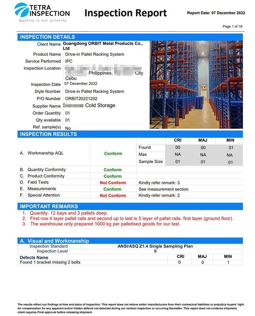 CINA Guangdong ORBIT Metal Products Co., Ltd Sertifikasi